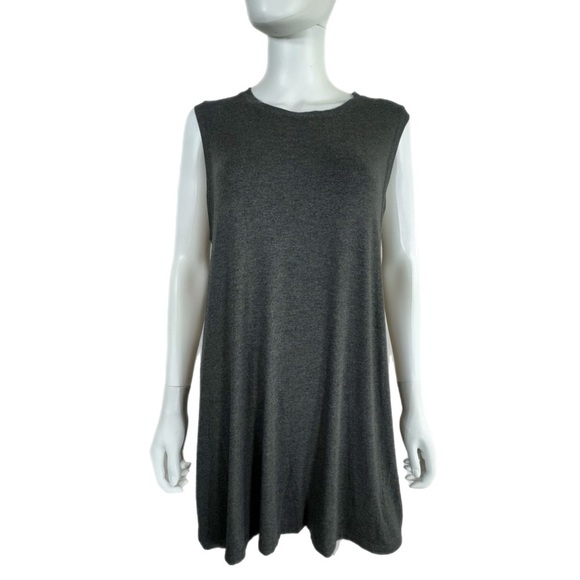 Daily Ritual Women’s Relaxed Fit Muscle Sleeve Tunic Tank - Picture 2 of 6